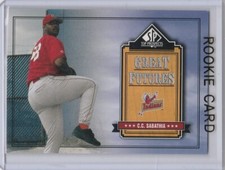 C.C. SABATHIA ROOKIE CARD Great Futures SP TOP PROSPECTS Baseball 2000 CC RC