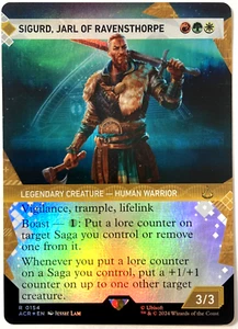 MTG Sigurd, Jarl of Ravensthorpe (Showcase Foil) Assassin's Creed 154 NM - Picture 1 of 6