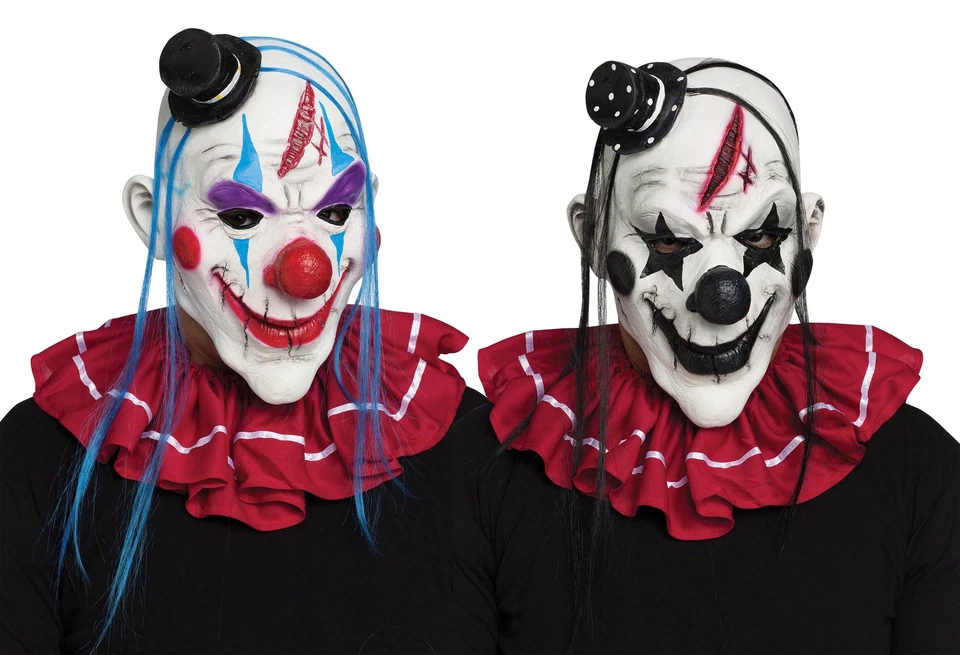 Scary Horror Clown Adult Mens for Halloween Costume Hair Hat Creepy - Image 1 of 1