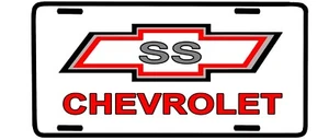 Placa de matrícula personalizada Chevrolet SS - Etiqueta de coche de metal personalizada - Placa de matrícula - Imagen 1 de 3