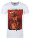 Indiana Jones Raiders Of The Lost Ark Poster Mens White T-Shirt-Large