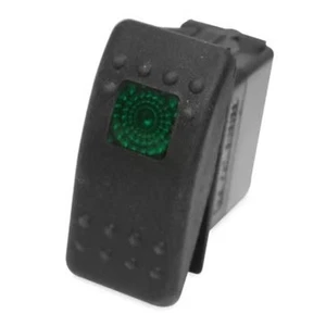 Dragonfire On/Off Rocker Switch - Green ATV/UTV 520983 dfr520983 - Picture 1 of 6