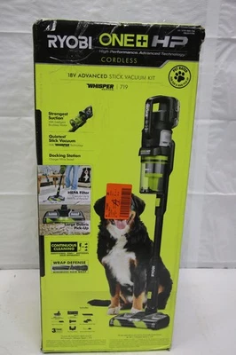 Ryobi(PBLSV719K)18V Cordless Advanced WHISPER Series Stick Vacuum Kit with 4.0 - Image 1 of 4