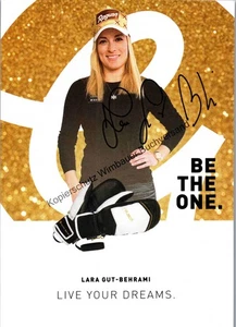 Autogrammkarte Lara Gut-Behrami Ski Gut, Lara und Lara Gut-Behrami : 308428 - Picture 1 of 2