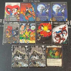 2025 Magic The Gathering MTG Marvel EN Hex Wedding Ring Borderless Lot*11 - Picture 1 of 2