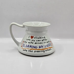 Taza de café de viaje golpeando mis rodillas divertida sin derrames sin resbalones sello caja de zapatos 10 oz - Imagen 1 de 18