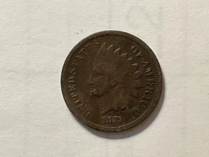 1873 Indian Head Cent Bronze - Picture 1 of 3