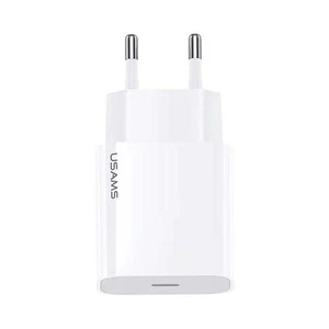 Usams USB-C Powery Delivery 3.0 20W Ultra-Fast Compact Charger, White - Picture 1 of 3