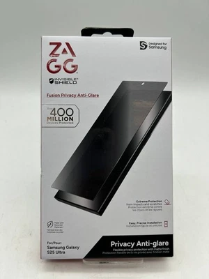 ZAGG Fusion Privacy Anti-Glare Screen Protector for Samsung Galaxy S25 Ultra - Image 1 of 2