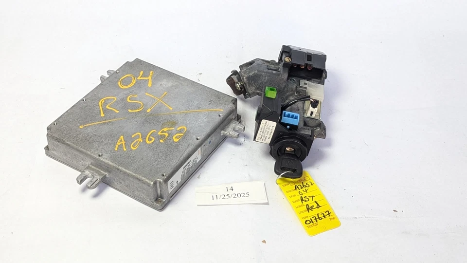 02-04 Juego de llaves y inmovilizador de encendido de computadora Acura RSX A/T ECU 37820-PND-A59 Foto 1 de 4