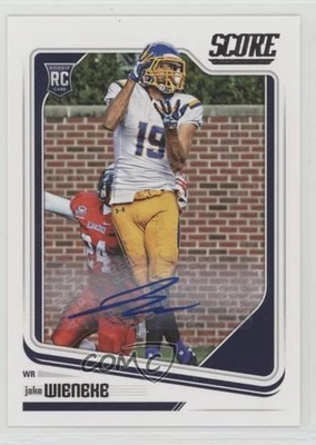 2018 Score Rookies Signatures Jake Wieneke #413 Rookie Auto RC - Image 1 of 2