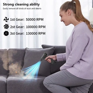 Cordless Air Blower Brushless Turbo Fan Violent Fan 800G Thrust Handheld CF - Picture 1 of 10