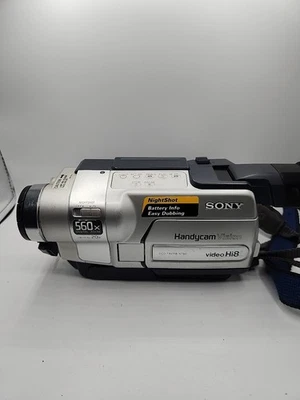 Sony Handycam CCD-TRV118 NTSC Tape Hi8 Camcorder - Power No Not Fully Tested. - Image 1 of 4