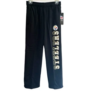 Pittsburgh Steelers Jogginghose schwarz NFL Jugend S(8),M(10/12),L(14/16),XL(18) Neu mit Etikett - Bild 1 von 8