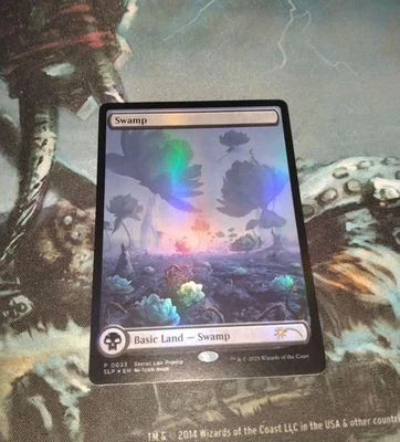 John Avon Swamp Full Art Foil Magic The Gathering Card - Image 1 of 2