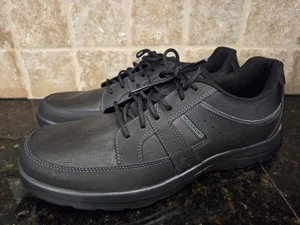 NEW Men's Rockport GYK Blucher Black 12M M79268 Excellent Condition No Box - Picture 1 of 10