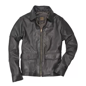 COCKPIT USA TYPE 440 USN CARRIER MEN'S LEATHER JACKET USA MADE Z2111M - Picture 1 of 6