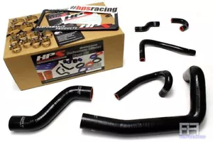 Kit de manguera de radiador de silicona HPS + calentador refrigerante para Mazda 93-95 RX7 FD3S negro - Imagen 1 de 1