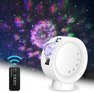 LED Star Projector Light Galaxy Lamp SKy Moon Nebula Night with Base Remote - Picture 1 of 7