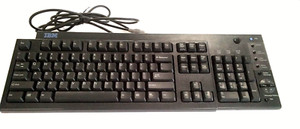 Vintage IBM KB-7998 Keyboard Black W/ Talk, Message, Lotus,