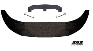 FRONT SPLITTER+2 SUPPORT RODS & REAR SPLITTER for 10-14 SHELBY GT500 MUSTANGs - Picture 1 of 11