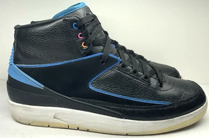 Nike Air Jordan 2 Retro Radio Raheem Cuero Negro Para Hombres Talla 11 Athleisure 834274 - Imagen 1 de 12