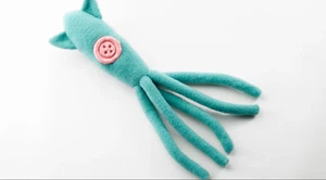 $149 RARE Coraline 12" Squid Plush Laika Official Merch Gaiman Collectible Cute - Picture 1 of 10