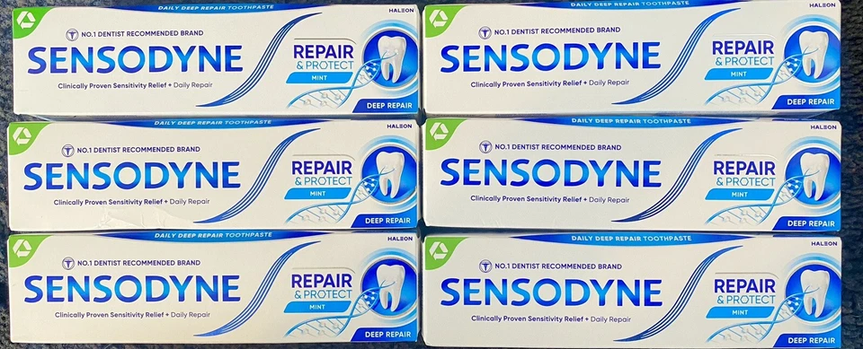Sensodyne DEEP REPAIR & Protect Toothpaste - 75ml x6 exp 08/2027 RRP £35.94 - Image 1 of 1
