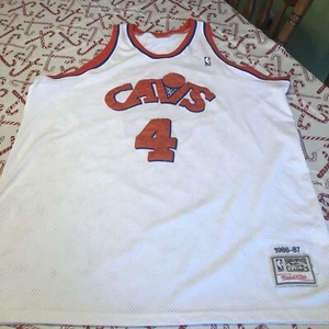Mitchell Ness Ron Harper 1986/87 Cleveland Cavaliers Jersey Men Size 58 - Picture 1 of 10