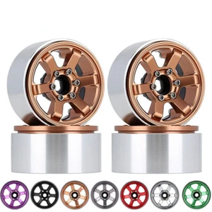 Llantas de rueda de radiocontrol de metal Beadlock 1/10 de 1,9" para Axial SCX10 II III TRX4 Gen8 Traxxas - Imagen 1 de 19