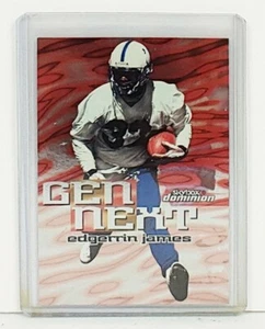 1999 SKYBOX DOMINION EDGERRIN JAMES "GEN NEXT" #12 OF 20 GN INDIANAPOLIS COLTS - Picture 1 of 2