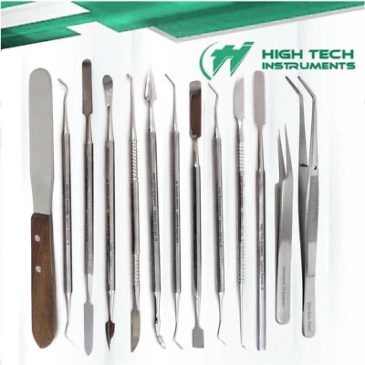 Stainless Steel 13 Wax Carving Set Double Ended Carver Tool Clay Modelling Soap - Image 1 of 3