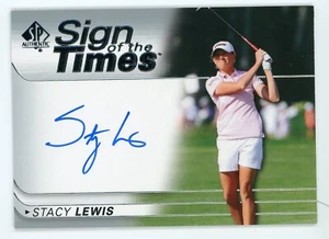 Autógrafo SP auténtico Stacy Lewis Sign of the Times 2021 - Imagen 1 de 1