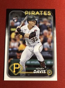 Henry Davis RC 2024 Topps Series 1 Base #295 Pittsburgh Pirates - Picture 1 of 2