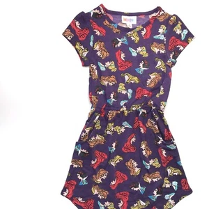 NWT Disney Princess Lularoe Mae Girls Dress Sz 4 - Picture 1 of 1