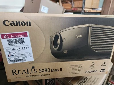 Canon SX80 Mark II Multimedia Projector Brand New In Box - Image 1 of 3