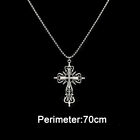 Gothic Dark Style Cross Pendant Necklace Rock Punk Goth Fashion NecklacesWE.S Pe