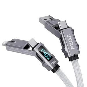 4 in 1 LED Display 140W USB Kabel, USB C auf Typ-C auf USB C USB A - Bild 1 von 23