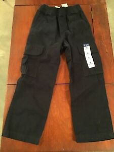 The CHILDREN'S PLACE Cargo Pants Navy Blue Elastic Waist Size 6 New With Tags