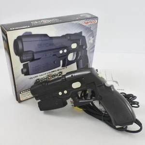 PS2 GUN CONTROLLER 2 Boxed Guncon NPC-106 Work for CRT TV Only Playstation 0656 - Picture 1 of 9
