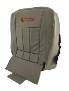 2006 2008 For Dodge Ram 2500 3500 Laramie Driver Bottom Vinyl Seat Cover Khaki - Picture 1 of 7