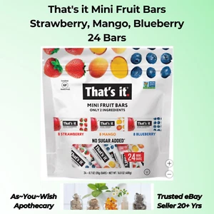 That's It Mini Fruit Bars Variety Pack - 24 Bars - Just Fruit - No Sugar Added - Picture 1 of 4