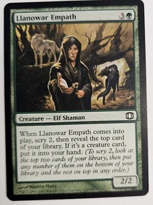 MTG Magic The Gathering Card Llanowar Empath Creature Elf Shaman Green Future Si - Picture 1 of 2