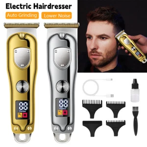 Professional Cordless Hair Clippers Trimmer Shaving Beard Barber Cutting Machine - Picture 1 of 17