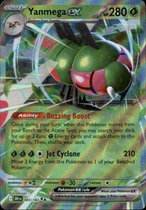 Yanmega ex Holo Double Rare SV10: Destined Rivals 003/182 NM - Picture 1 of 2