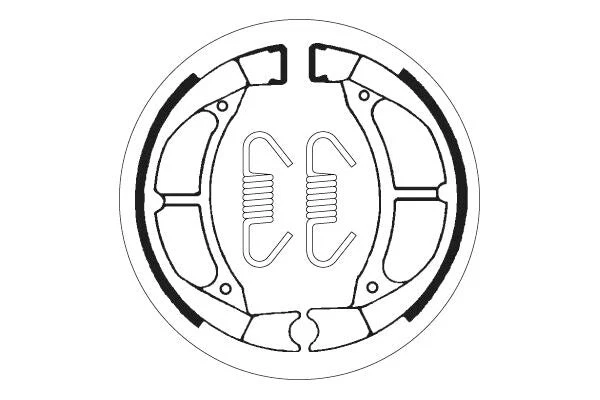 Zapatas de freno todoterreno SBS Moto motocicleta moto para Suzuki RM 80 Foto 1 de 1