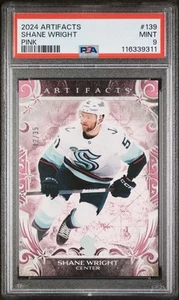 🏒 2024-25 UD Artifacts Shane Wright Pink /35 PSA 8 Kraken RC 🏒 - Bild 1 von 2