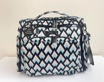 NWT Ju-Ju-Be B.F.F. Backpack Baby Diaper Bag Black Diamond Machine Washable Tote - Image 1 of 4