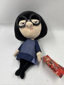 🔥🔥Disney Parks Pixar Edna Mode Plush Doll 12" The Incredibles 2 NEW W/TAGS - Picture 1 of 7