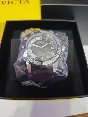 Invicta Specialty Quartz Black Dial Men's Watch 45mm 34013 Dk Blue Strap $199 - Image 1 of 4
